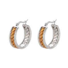 Conception personnalisée de bijoux E-585 Xuping boucles d&#39;oreilles boucles d&#39;oreilles créoles de la mode élégante pour les femmes